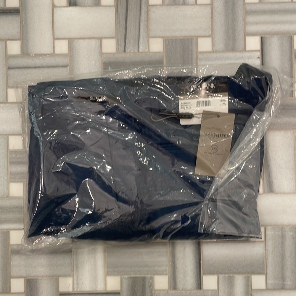 NWT Jos. A Bank Traveler Slim Fit Dress Pants 40L Unhemmed - Picture 2 of 4